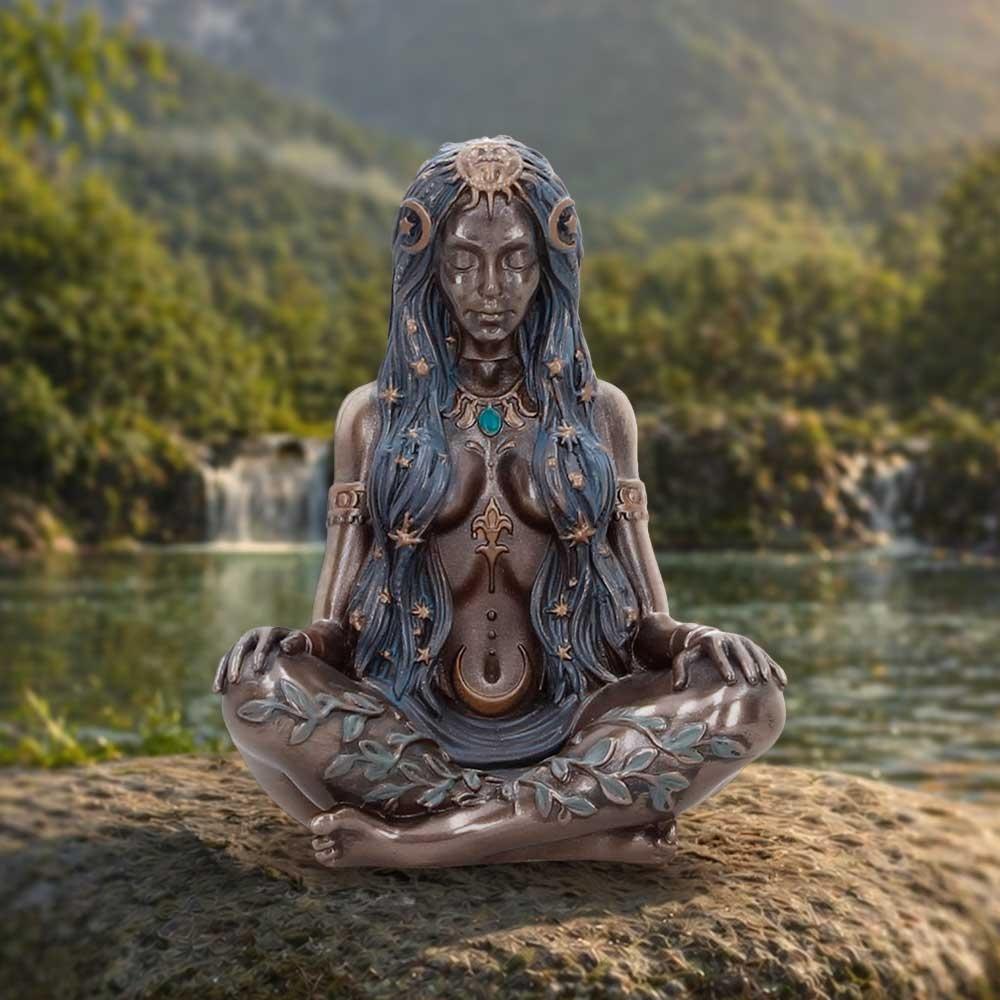 Nemesis Now - Celestial Goddess Art Figurine (Bronze Mini) Dekorative Figur - Mehrfarben